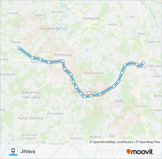 OS 18416 Train Line Map