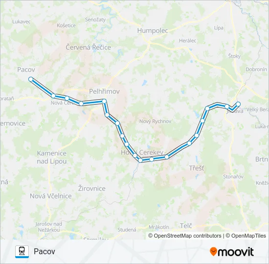 OS 18419 Train Line Map