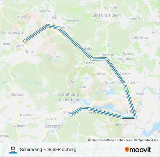 OS 20878 Train Line Map