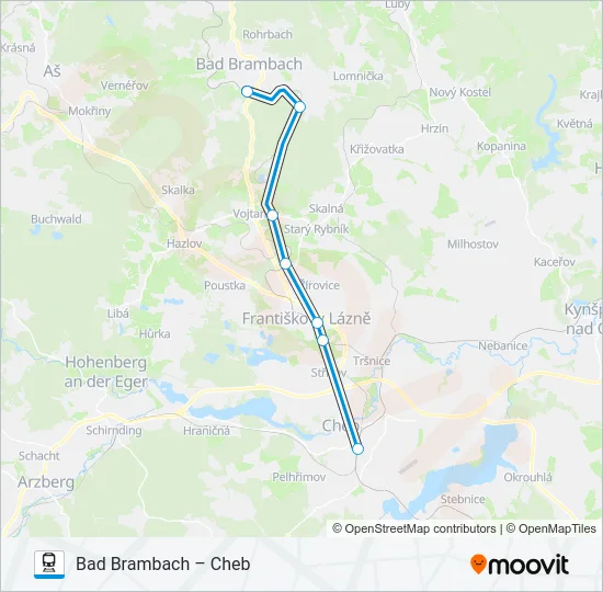 OS 20981 Train Line Map
