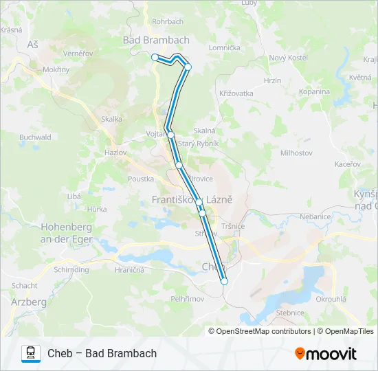OS 20982 Train Line Map