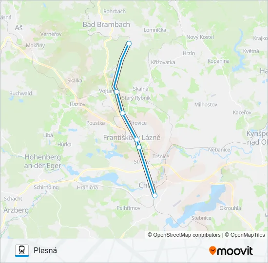 OS 20998 Train Line Map
