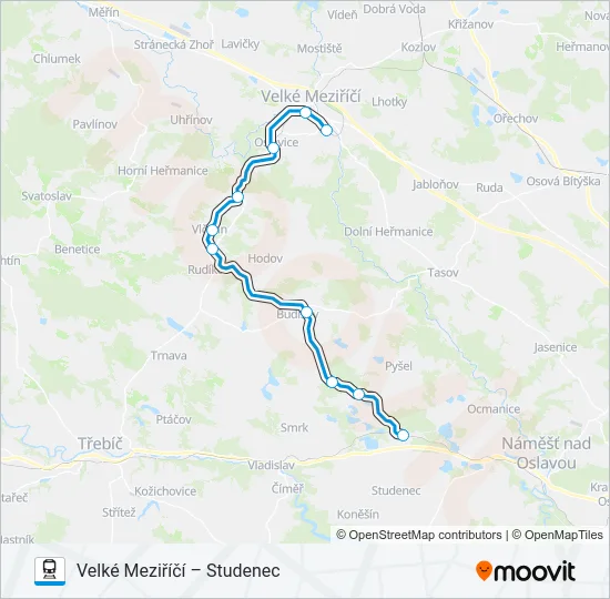 OS 24921 Train Line Map