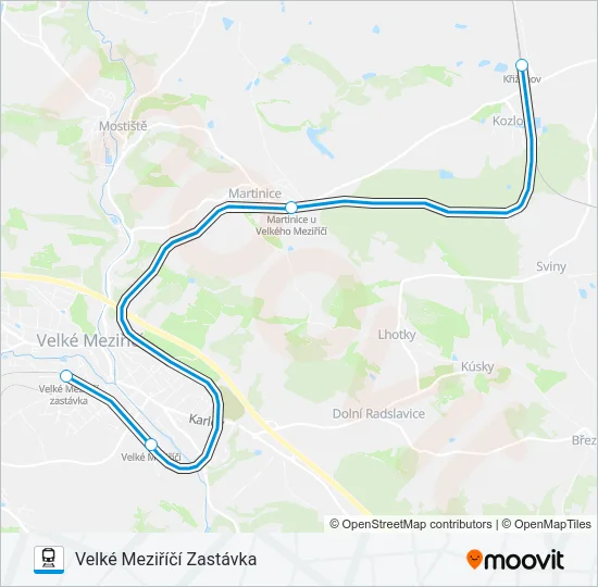 OS 24945 Train Line Map