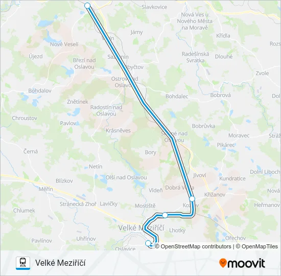 OS 24953 Train Line Map