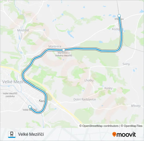 OS 24957 Train Line Map