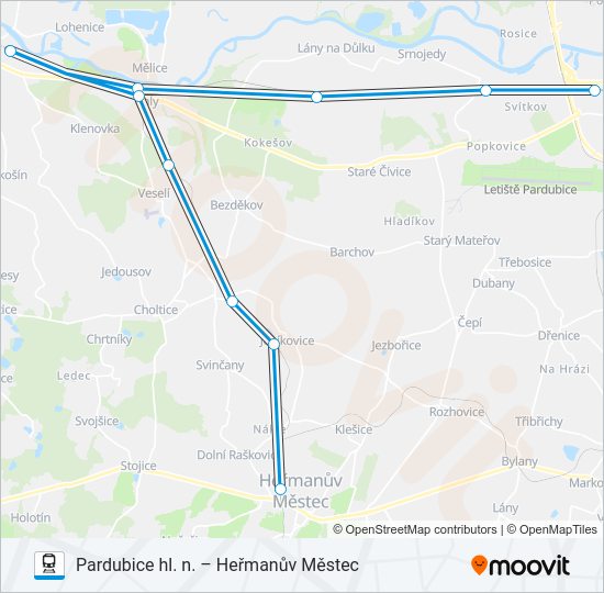 OS 25065 Train Line Map