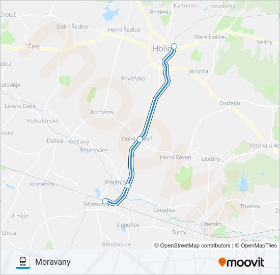 OS 25337 Train Line Map