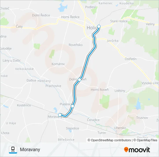 OS 25347 Train Line Map