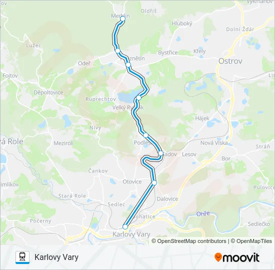 OS 27003 Train Line Map