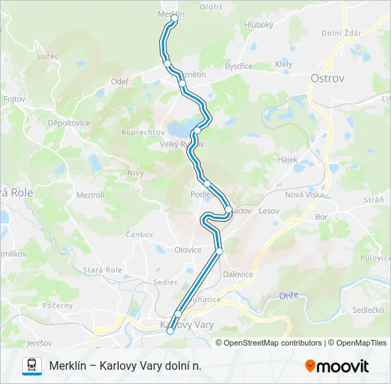 OS 27009 Train Line Map