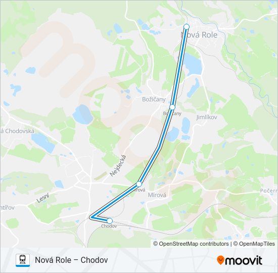 Поезд OS 27110: карта маршрута