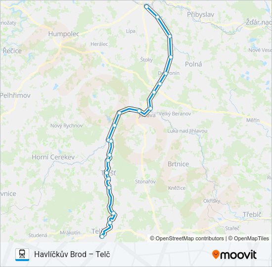 OS 28305 Train Line Map