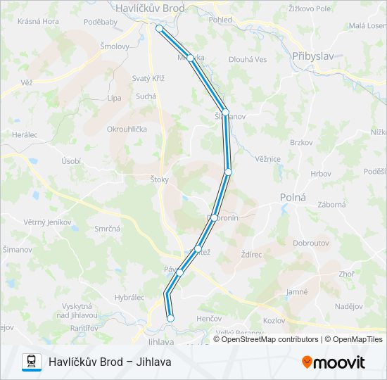 OS 28305 Train Line Map