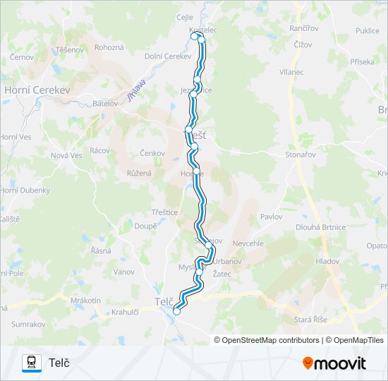 OS 28305 Train Line Map