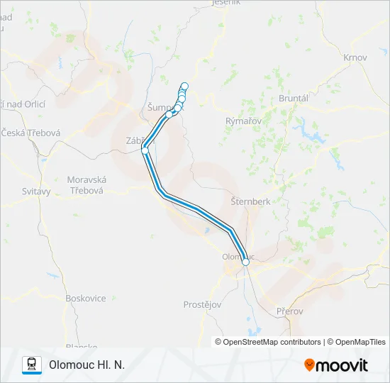 SP 91423 Train Line Map