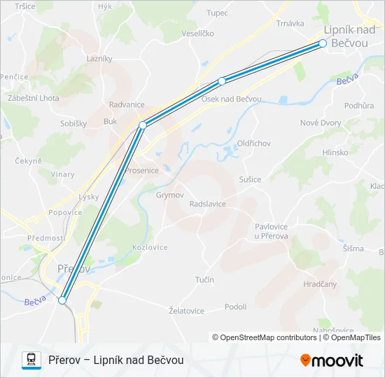 OS 103339 Train Line Map