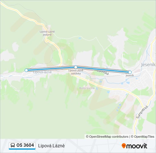 OS 3604 Bus Line Map