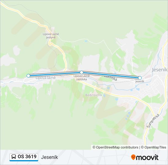 OS 3619 Bus Line Map
