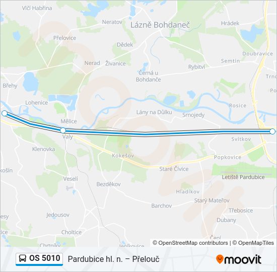 OS 5010 Bus Line Map