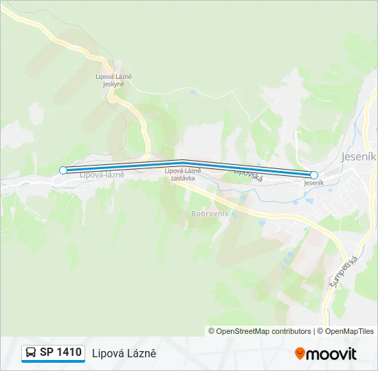SP 1410 Bus Line Map