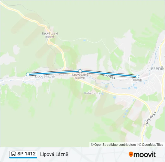 SP 1412 Bus Line Map