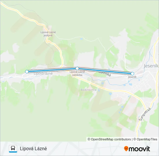 OS 13618 Bus Line Map