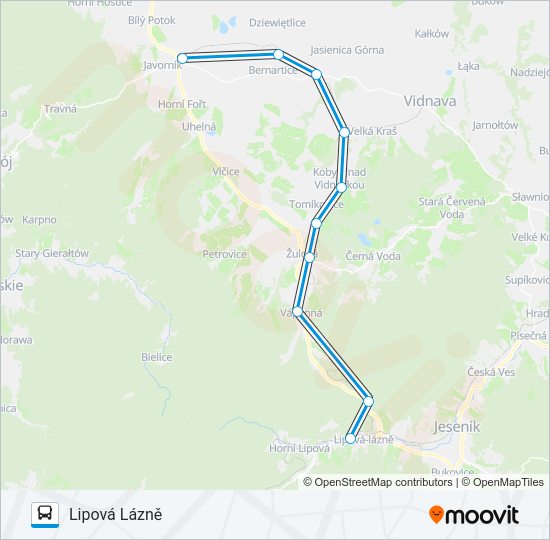 OS 13627 Bus Line Map