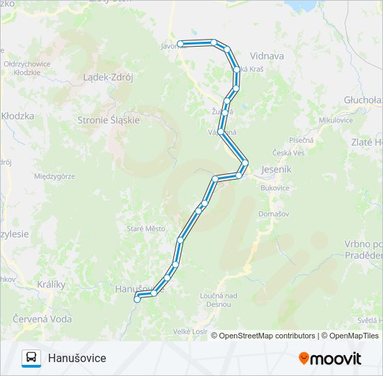 Автобус OS 13629: карта маршрута