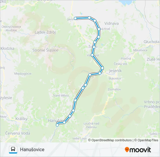 OS 13629 Bus Line Map