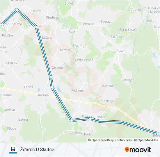 OS 15232 Bus Line Map
