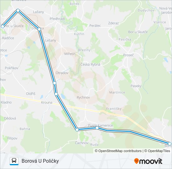 OS 15237 Bus Line Map
