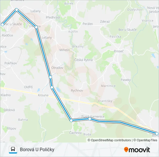 OS 15237 Bus Line Map