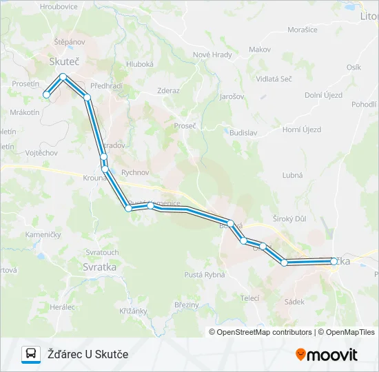 OS 15256 Bus Line Map