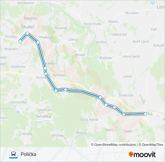 OS 15263 Bus Line Map
