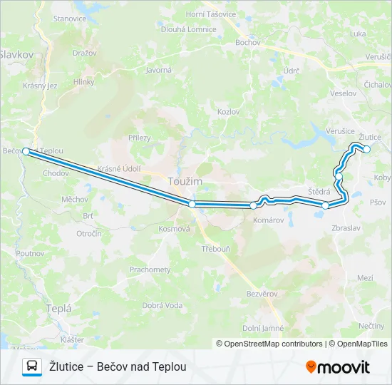 Автобус OS 16700: карта маршрута