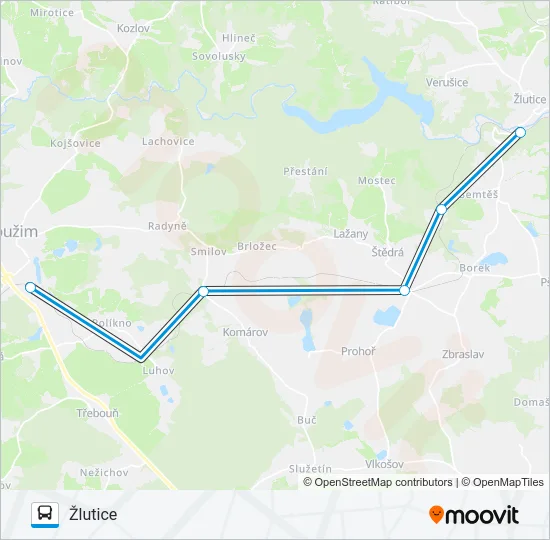 OS 16705 Bus Line Map