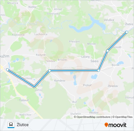 OS 16707 Bus Line Map