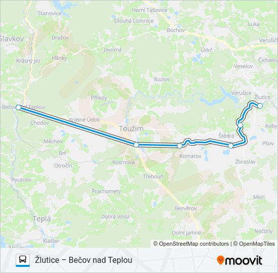 Автобус OS 16712: карта маршрута