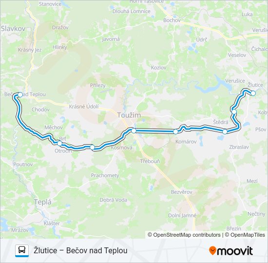OS 16720 Bus Line Map