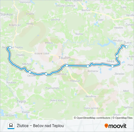 OS 16720 Bus Line Map