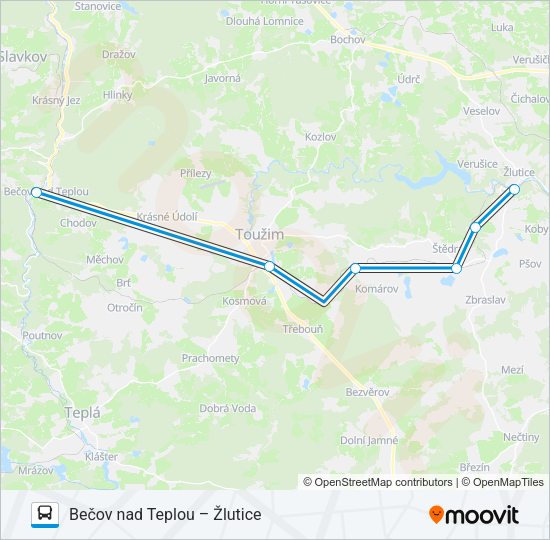 OS 16723 Bus Line Map