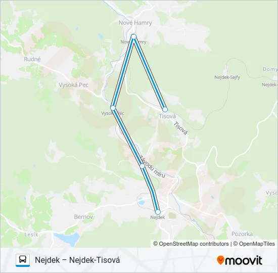 OS 17136 Bus Line Map