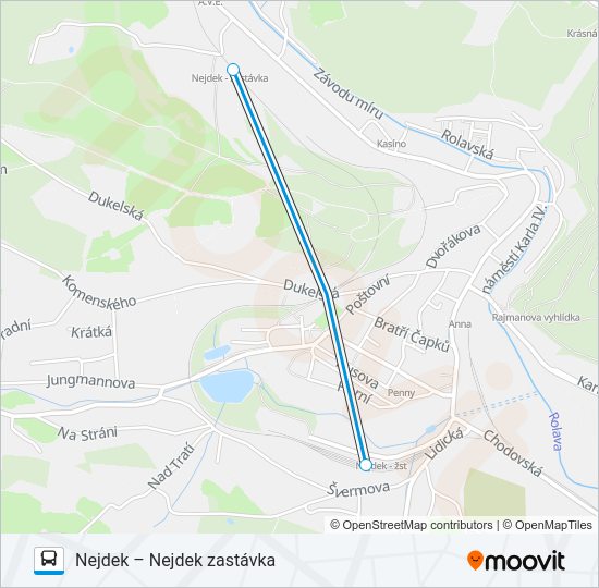OS 17154 Bus Line Map