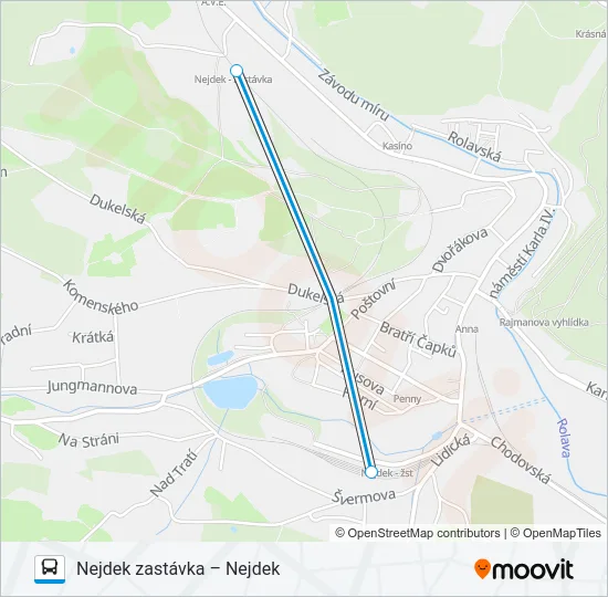 OS 17161 Bus Line Map