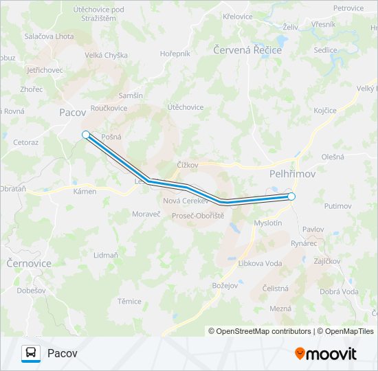 Автобус OS 18409: карта маршрута