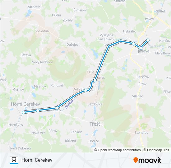 Автобус OS 18411: карта маршрута