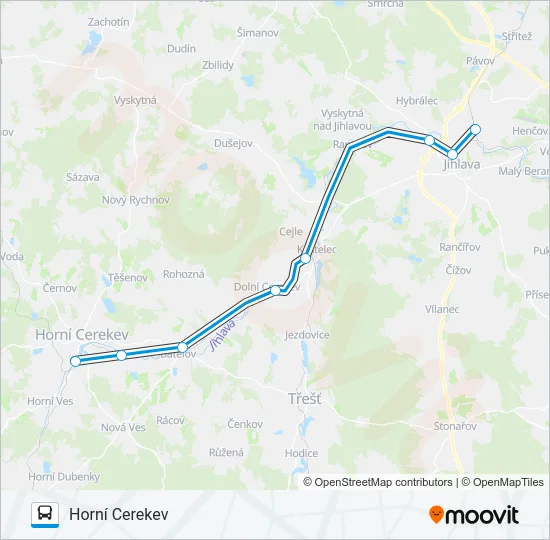 OS 18411 Bus Line Map