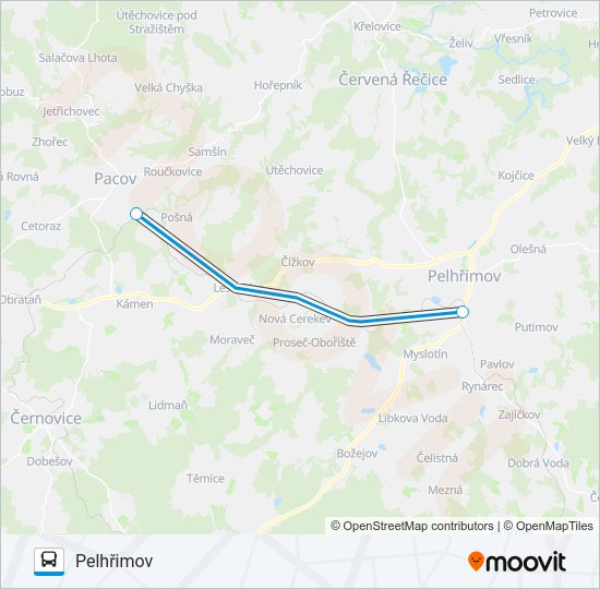 OS 18414 Bus Line Map