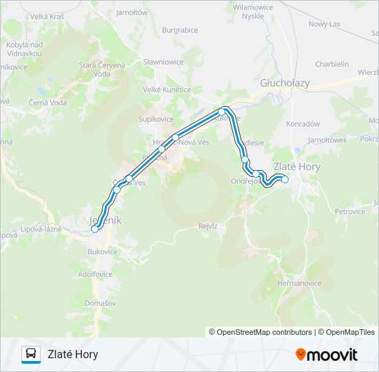OS 23651 Bus Line Map